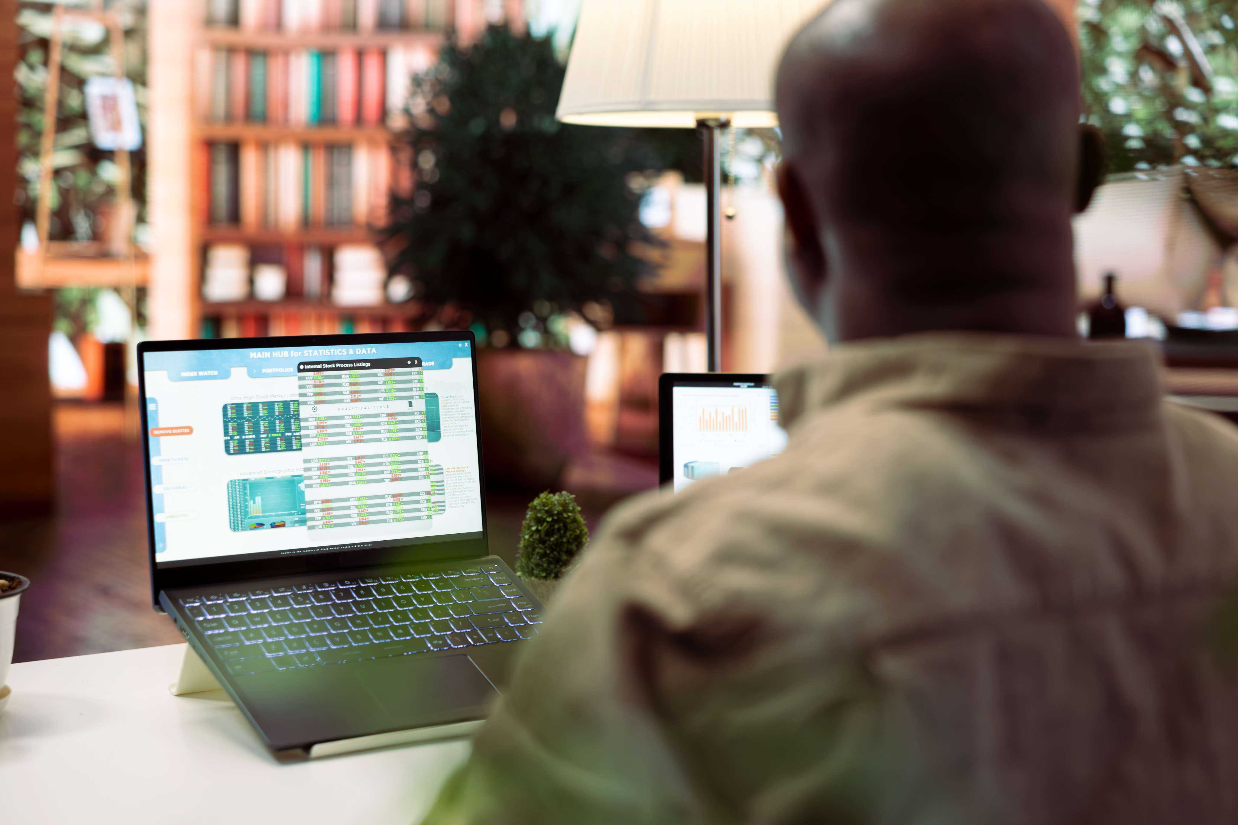 Crop analytics on a screen